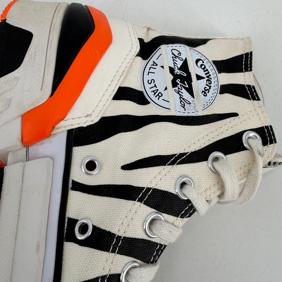 Converse Chuck Taylor Legacy CX Women Size 8 Zebra Platform Orange Streetwear - Picture 6 of 10